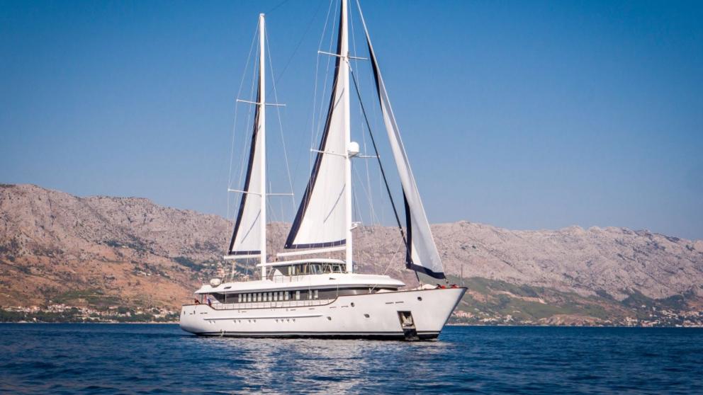 Exterior view of luxury sailing yacht Omnia image 2