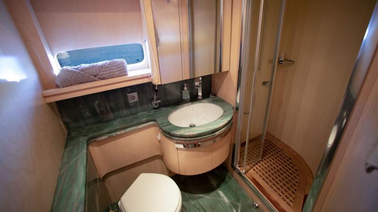 Guest bathroom on luxury motor yacht Princess L picture 2