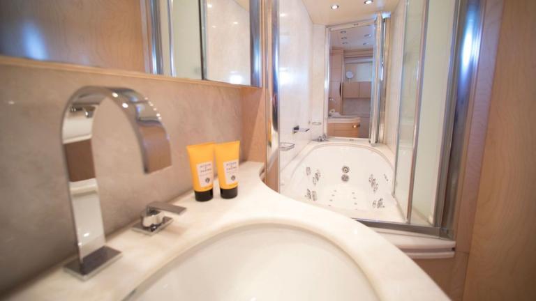 Guest bathroom on luxury motor yacht Princess L picture 1