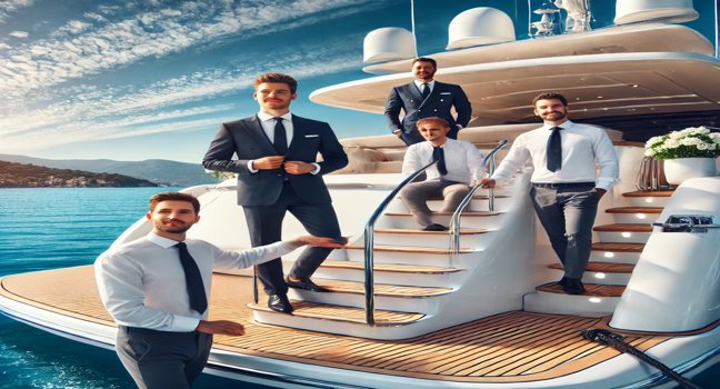 Luxus und Komfort auf einer Yacht mit professionellem Crew-Service – genießen Sie die perfekte Reise auf dem Meer