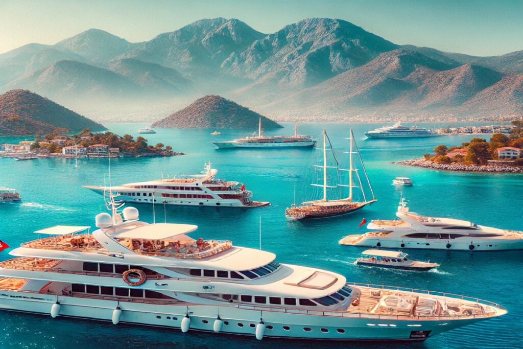 Entdecken Sie die schönsten Yachtcharter-Destinationen in der Türkei: luxuriöse Yachten, klares Wasser und malerische Küstenlandschaften für einen unvergesslichen Urlaub