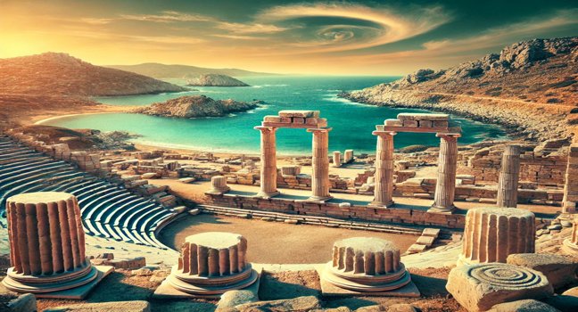 Discover Knidos, Turkey, where ancient ruins, stone columns, and amphitheater remnants overlook the Mediterranean Sea, capturing the timeless charm of this archaeological marvel