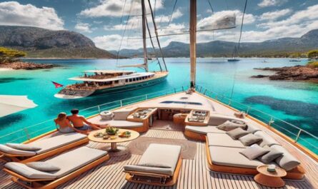 Experience the ultimate charter yacht vacation with serene views, luxurious deck setups, and crystal-clear waters for a perfect getaway