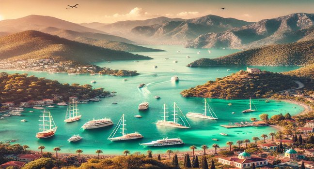 Explore Fethiye's best yacht destinations, featuring turquoise bays, lush mountains, and historic sites perfect for an unforgettable sailing experience