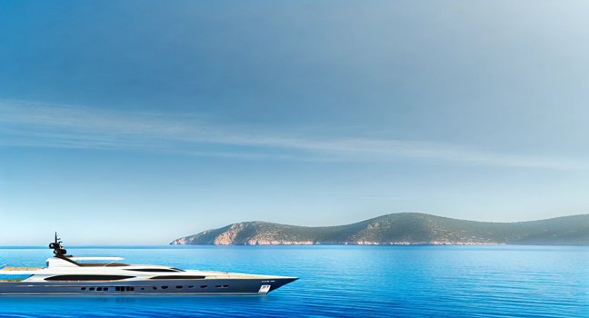 Set sail on a luxury yacht and enjoy calm, blue waters, sleek design, and a serene backdrop for the ultimate premium sea travel experience