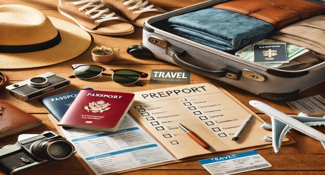 Organize your travel essentials with a pre-travel checklist, including passports, tickets, and itinerary, for a stress-free start to your journey