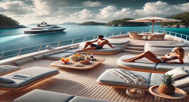 Enjoy a private yacht charter with personalized amenities, exclusive relaxation on deck, and breathtaking coastal views for a truly luxurious experience
