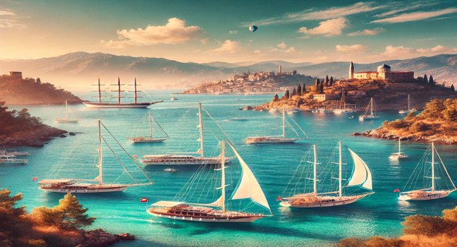 Rent a sailboat in Turkey and journey through breathtaking coastlines, rich history, and pristine blue waters for an unforgettable adventure