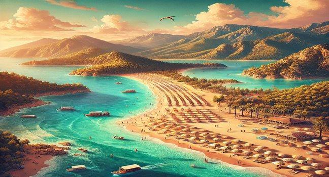 Top Strände an der Türkischen Riviera: Ölüdeniz, Antalya und Bodrum bieten goldenen Sand und türkisblaues Wasser.