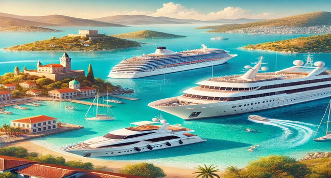 Top-Ziele für Yachtcharter und Luxus-Kreuzfahrten in der Türkei - Bodrum, Marmaris und Antalya mit malerischen Küsten