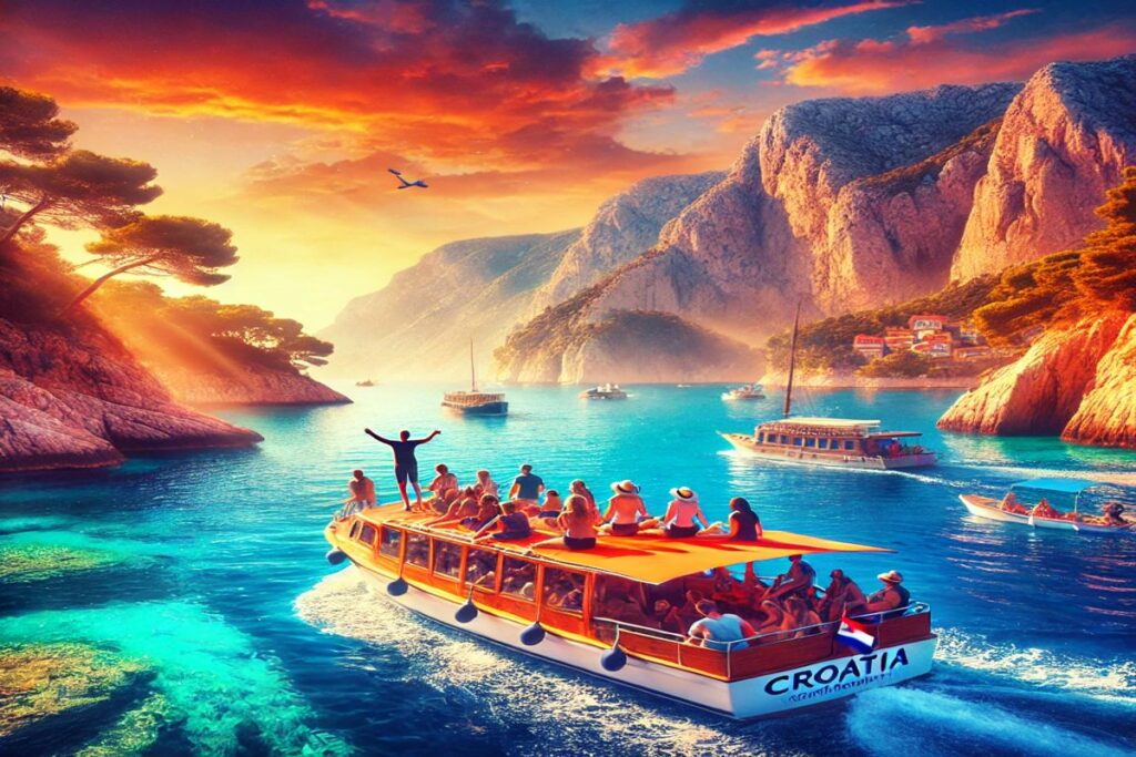 Experience the highlights of Croatia's stunning coastline with boat tours, showcasing breathtaking views and vibrant adventures on the water