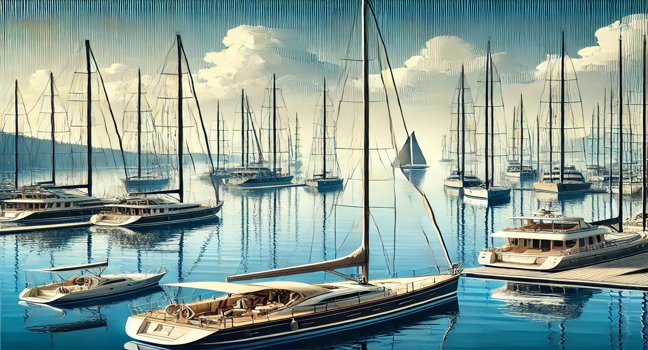 Enjoy the beauty and calm of sailing with modern sailboats, designed for graceful coastal cruises and peaceful water adventures