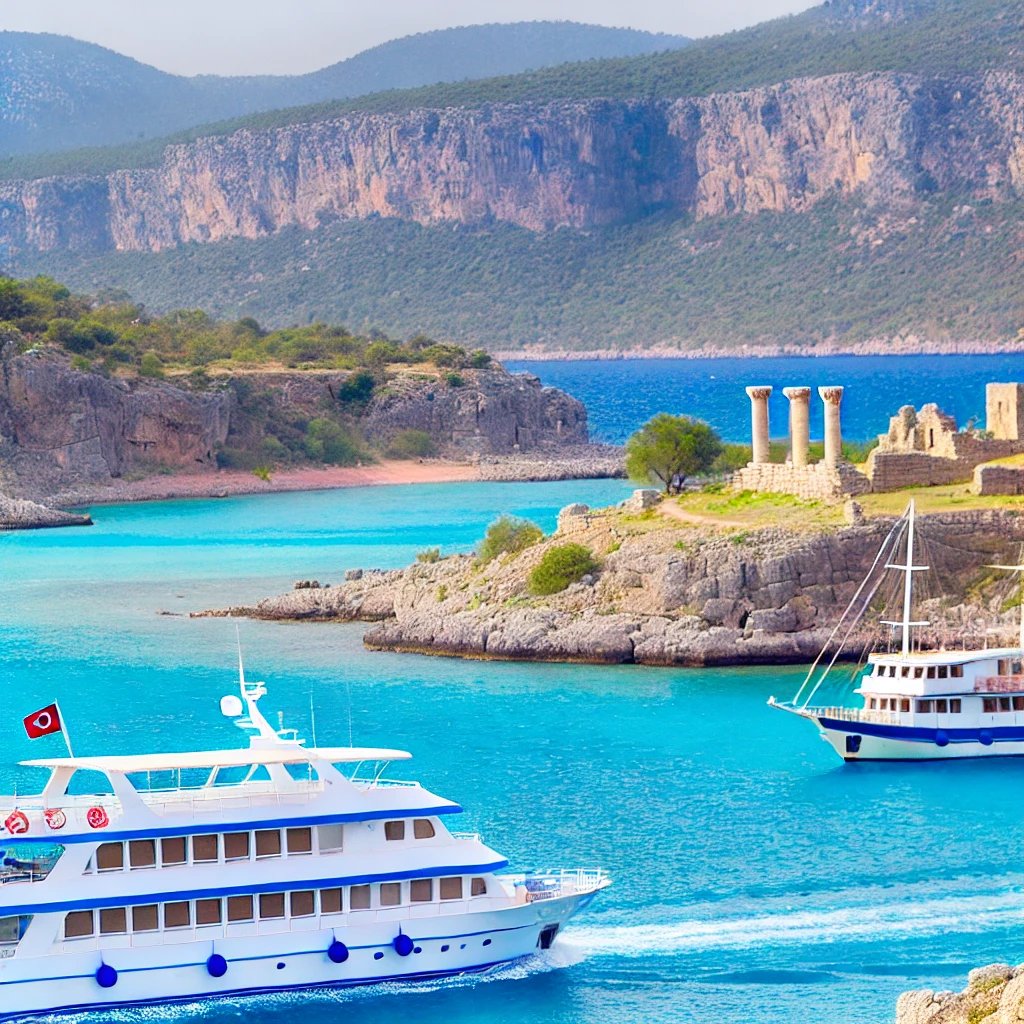 Experience the ultimate Turkey tour itinerary for a Blue Cruise, combining stunning coastal views, historic ruins, and the luxury of yacht travel