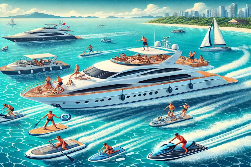 Discover top onboard water sports activities like jet skiing, snorkeling, and paddleboarding, making your yachting holiday unforgettable