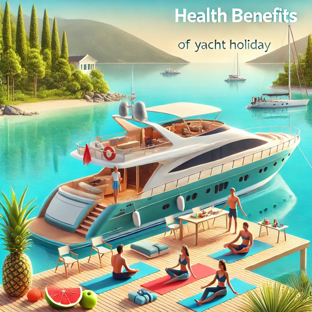 Embrace the wellness benefits of yacht holidays, including relaxation, fresh air, and rejuvenating activities on serene waters