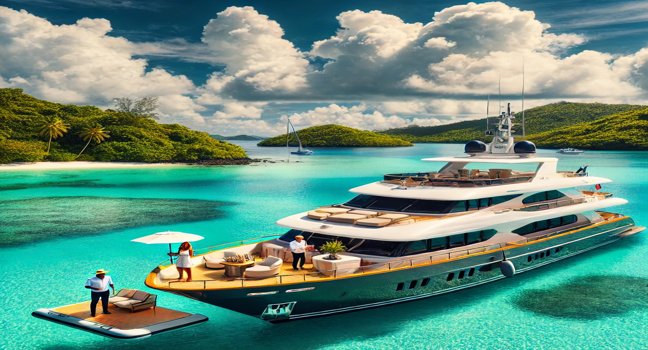 Discover what a crewed yacht charter is: a luxurious experience with personalized service, elegant yachts, and stunning tropical settings