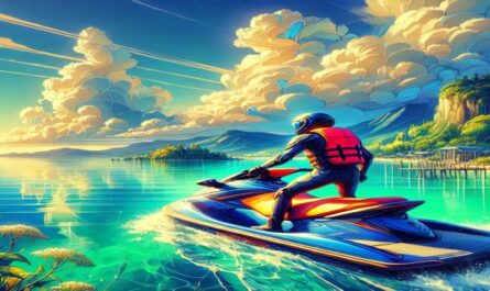 Jet Ski Adventure on Calm Waters - Scenic Views and Safety Essentials for Enthusiasts