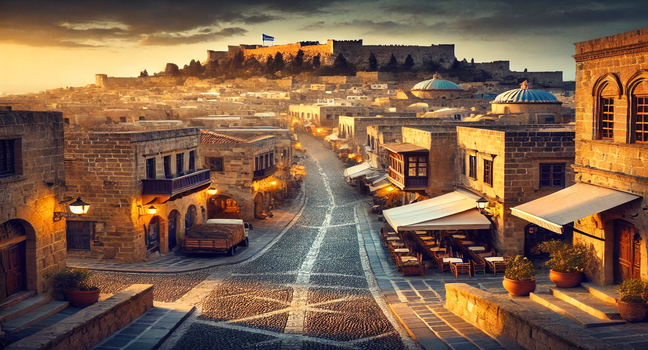 Altstadt von Rhodos und die Akropolis von Lindos. Geschichte und Kultur für Segelabenteuer