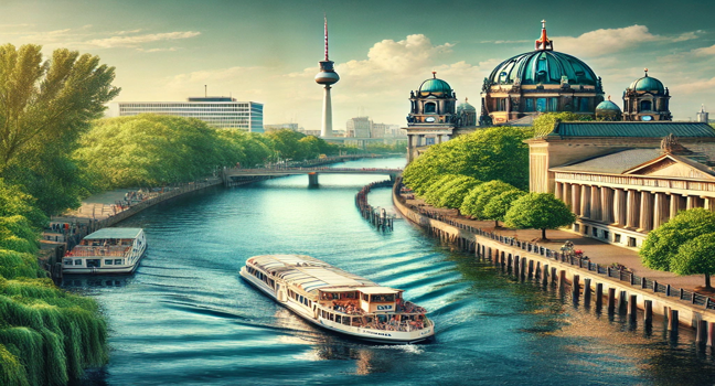 Boot mieten in Berlin - Entspannen Sie auf der Spree, genießen Sie historische Wahrzeichen, grüne Ufer und die einzigartige Atmosphäre der Hauptstadt