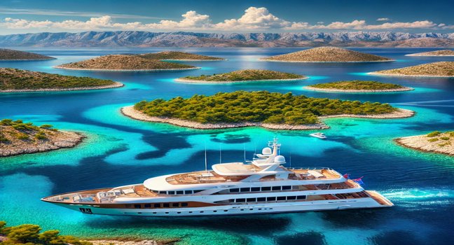 Schönheit der Kornati-Inseln in Kroatien. Miete ein Boot und entdecke unberührte Natur, türkisfarbenes Wasser und traumhafte Inseln