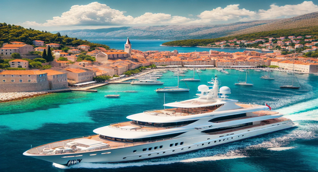 Kroatien Yacht mieten - Erkunden Sie die atemberaubende Adriaküste mit luxuriösen Yachten, historischen Städten und türkisblauem Wasser