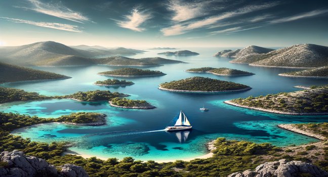 Einzigartige Natur des Kornati Nationalparks in Kroatien – unbewohnte Inseln, kristallklare Gewässer und Ruhe pur