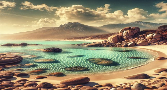 Beaches Sardinia Italy featuring smooth rocks, crystal-clear waters, and a quiet, natural atmosphere