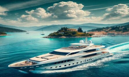 Enjoy luxurious yacht charters in Corfu, Greece, exploring scenic coastlines and charming towns