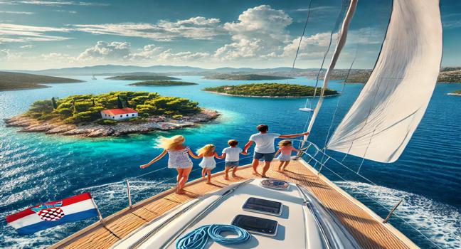 Enjoy a perfect family sailing holiday in Croatia with scenic islands and crystal-blue Adriatic waters