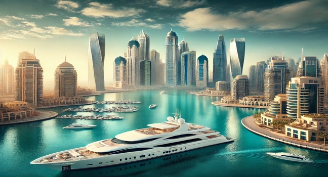 Explore the best yacht destinations in Dubai Marina, featuring stunning waterfront and skyline views