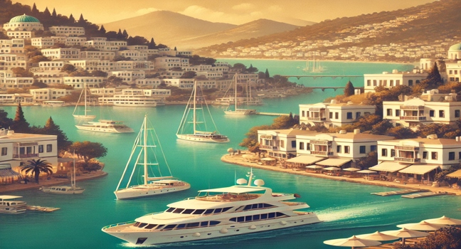 Discover the beauty of Bodrum with luxurious yacht charters and stunning coastal views