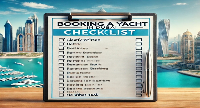 A professional guide with essential tips for booking a yacht in Dubai