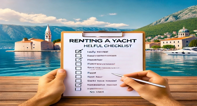 A detailed guide with tips for renting a yacht in Budva, Montenegro