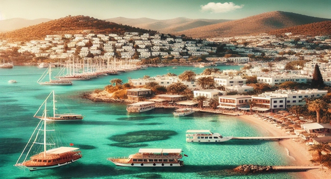 Explore Bodrum's stunning coastal destinations, ideal for boat hire adventures