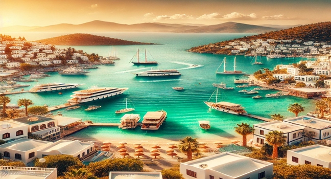 Discover Bodrum’s stunning coastal destinations, perfect for a boat hire experience