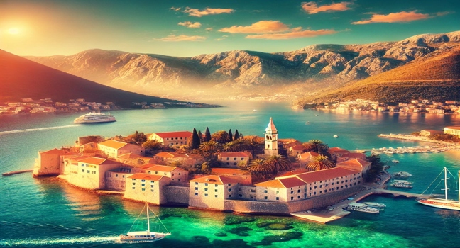 Discover Montenegro's top coastal spots for yacht rentals with scenic views