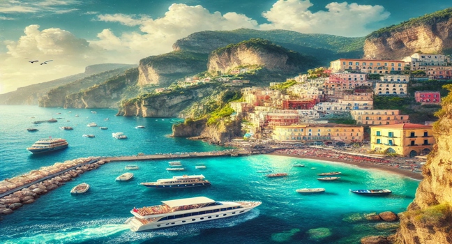 Explore the most scenic destinations accessible by boat from Sorrento, Italy