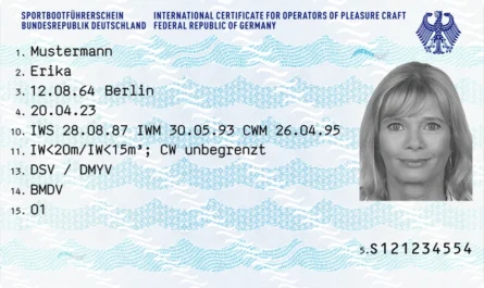 Sportbootführerschein See der Bundesrepublik Deutschland mit internationaler Anerkennung