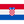 Nationalflagge von Kroatien