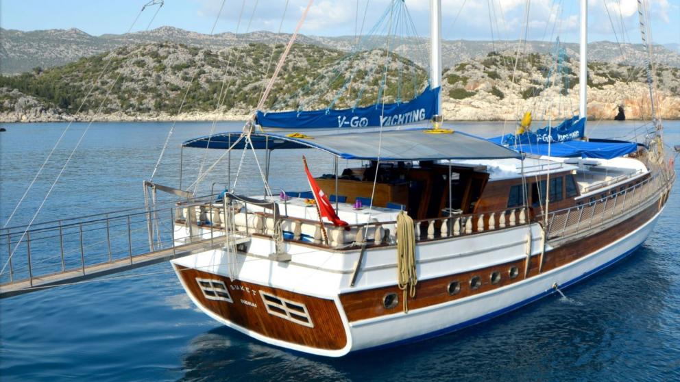 Elegante Gulet Buket in Fethiye zur Miete