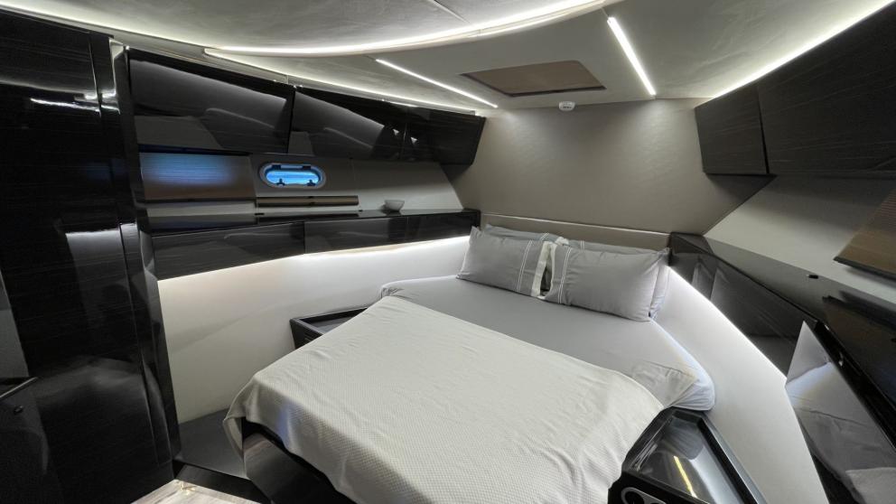 Spacious master cabin of the luxury motor yacht Fundamental image 2