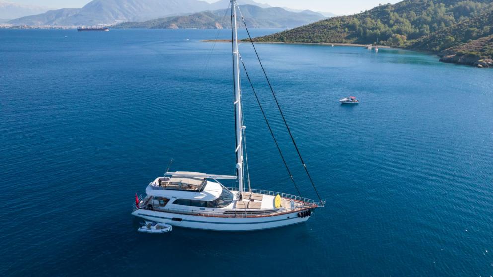 Charter the 28-meter Gulet Destiny with 4 cabins for your dream vacation in Göcek.