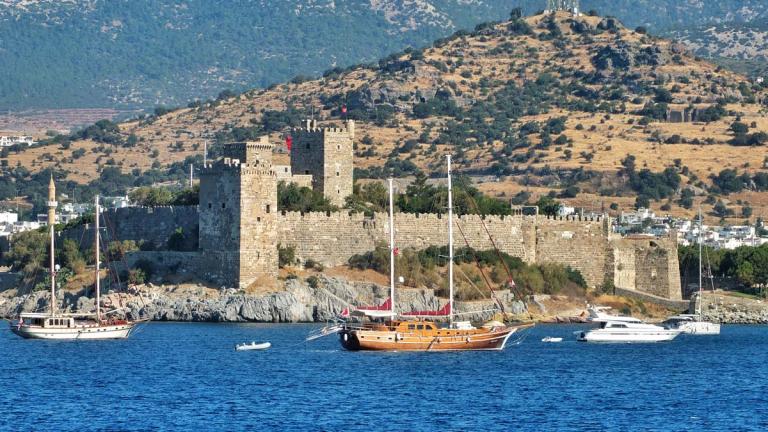 Bodrum castle is one of the most popular historical buildings in the region.