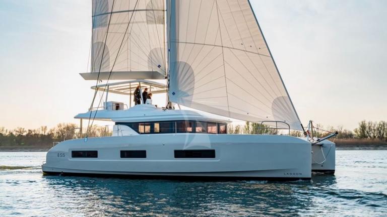 Experience the ultimate sailing adventure on this premium catamaran, ready for your next yacht charter.