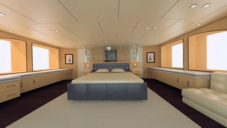 Luxury double cabin of motor yacht Princess Melda picture 7