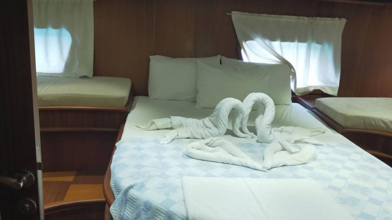 Gulet E Nil's comfortable guest cabin