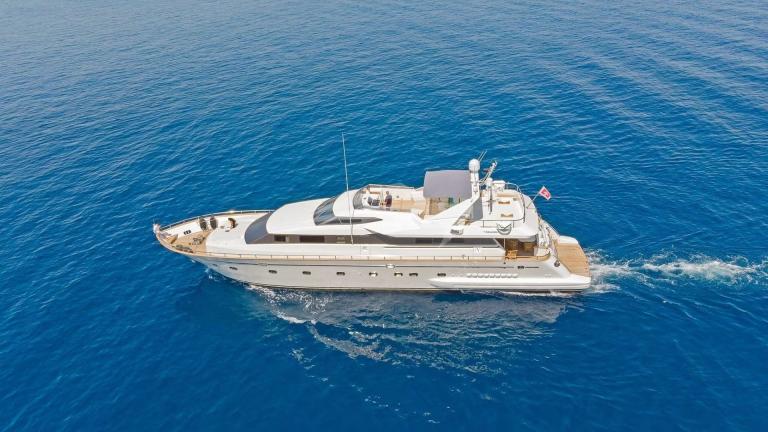 Exterior view of luxury motor yacht Illya F picture 1