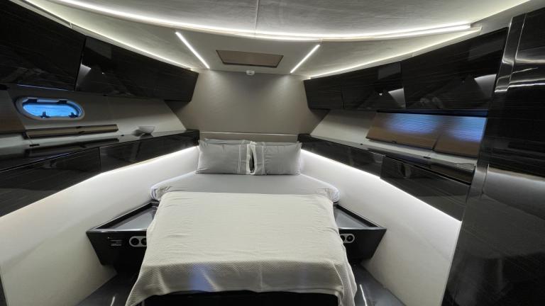 Spacious master cabin of the luxury motor yacht Fundamental image 1