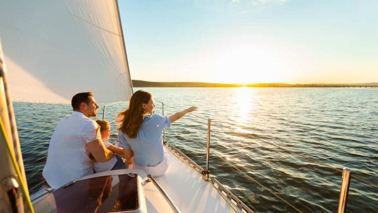 You can celebrate your wedding anniversary in the most beautiful way by renting a private yacht.