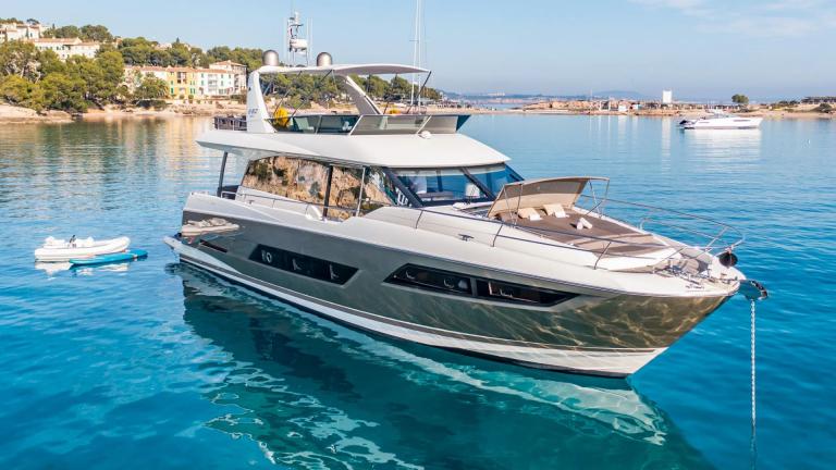 Blue M motor yacht awaits charter in Mallorca’s crystal-clear waters